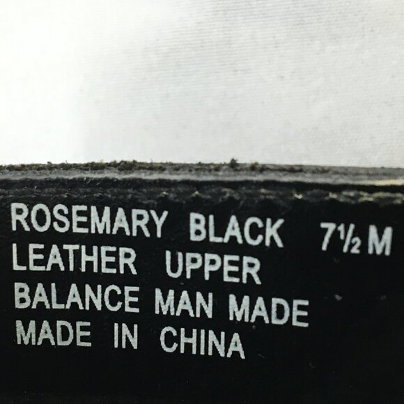 Judith "Rosemary" Black Slip-On Open Toe Flats Size 7.5 EXCELLENT Condition - Picture 10 of 10